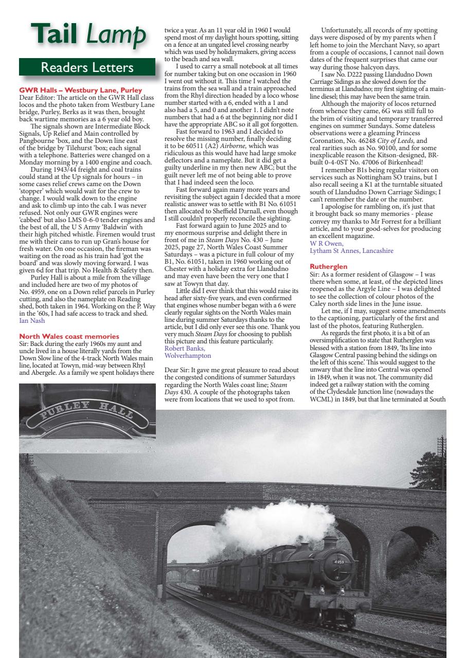 Steam Days Preview Pages