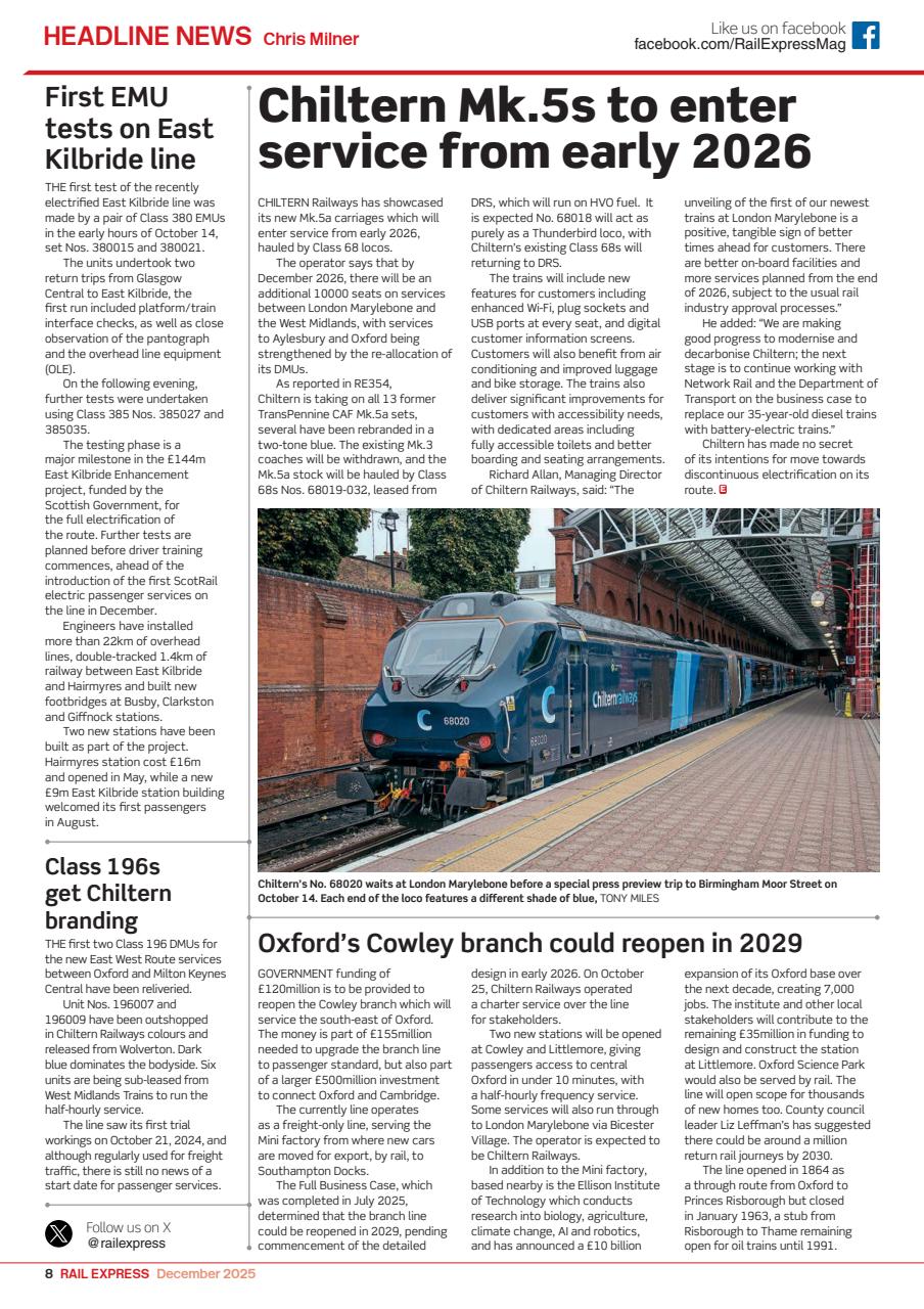 Rail Express Preview Pages