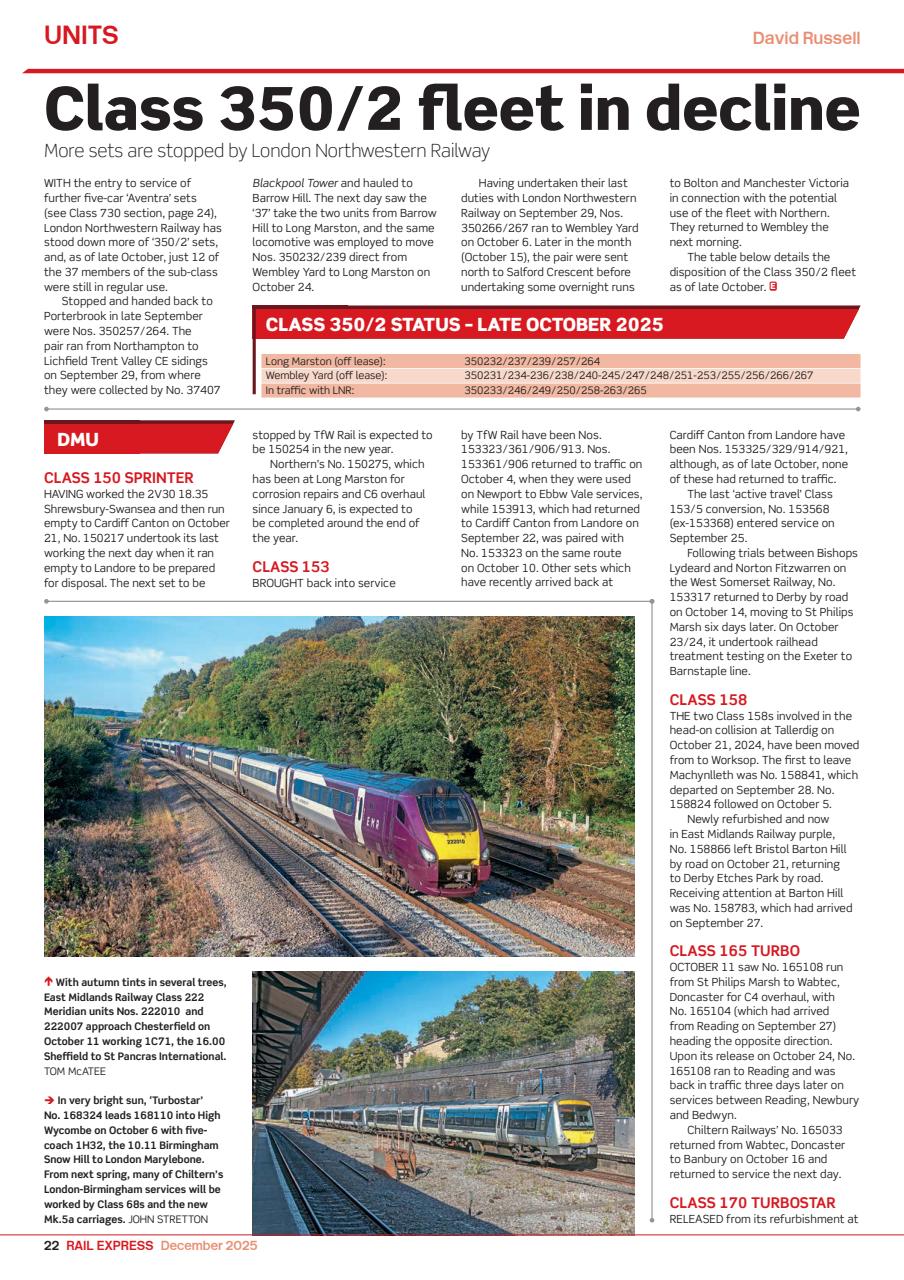 Rail Express Preview Pages