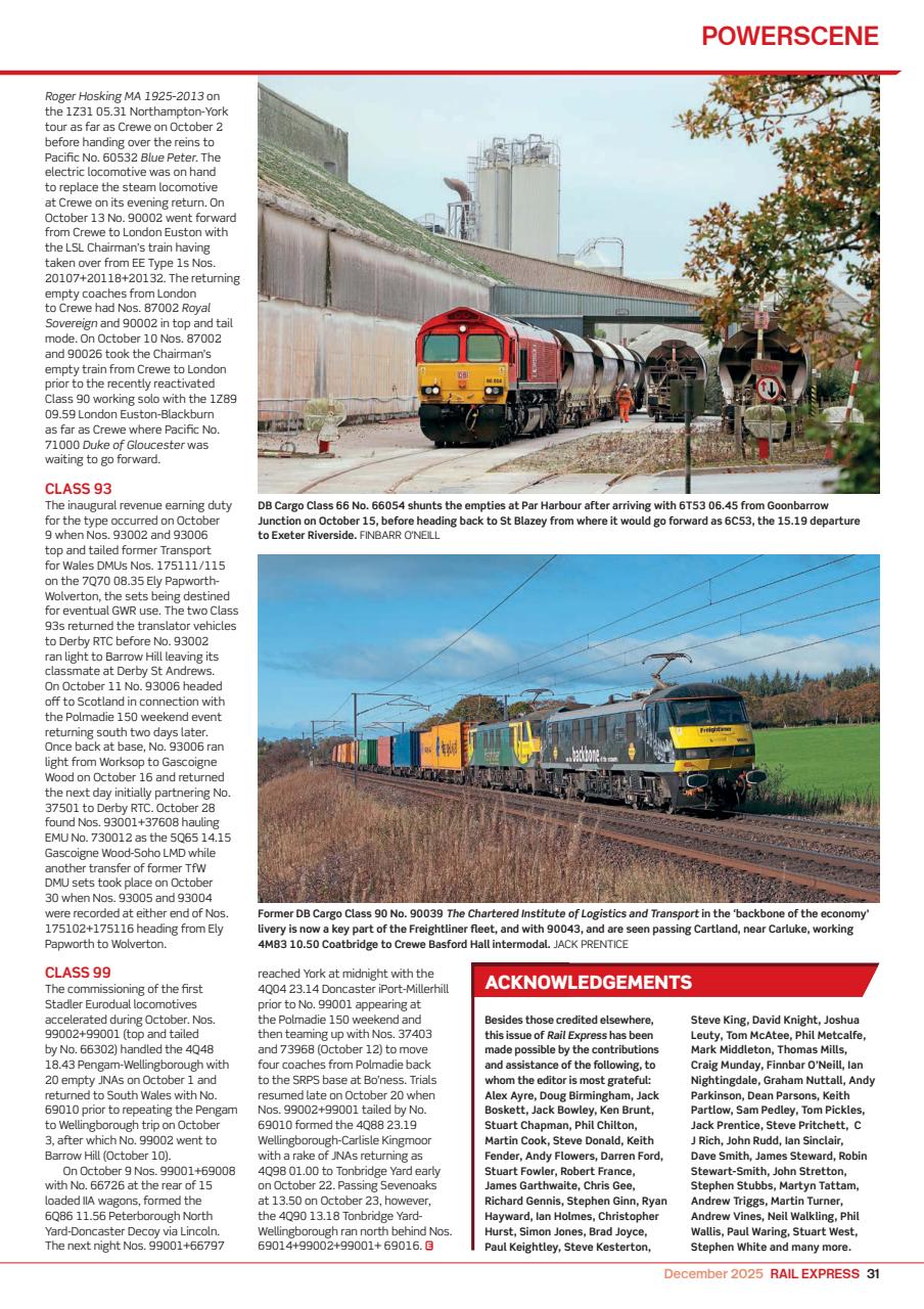 Rail Express Preview Pages