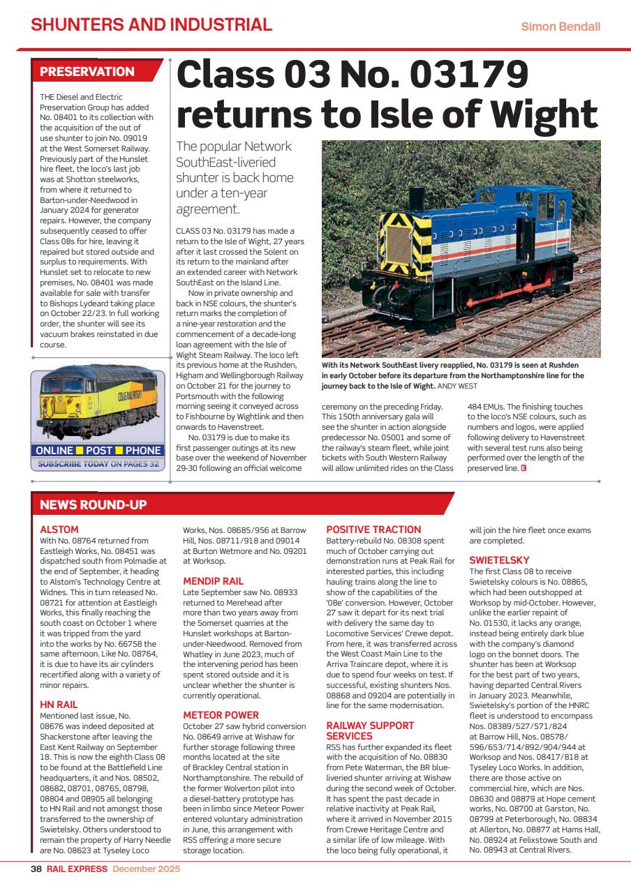 Rail Express Preview Pages