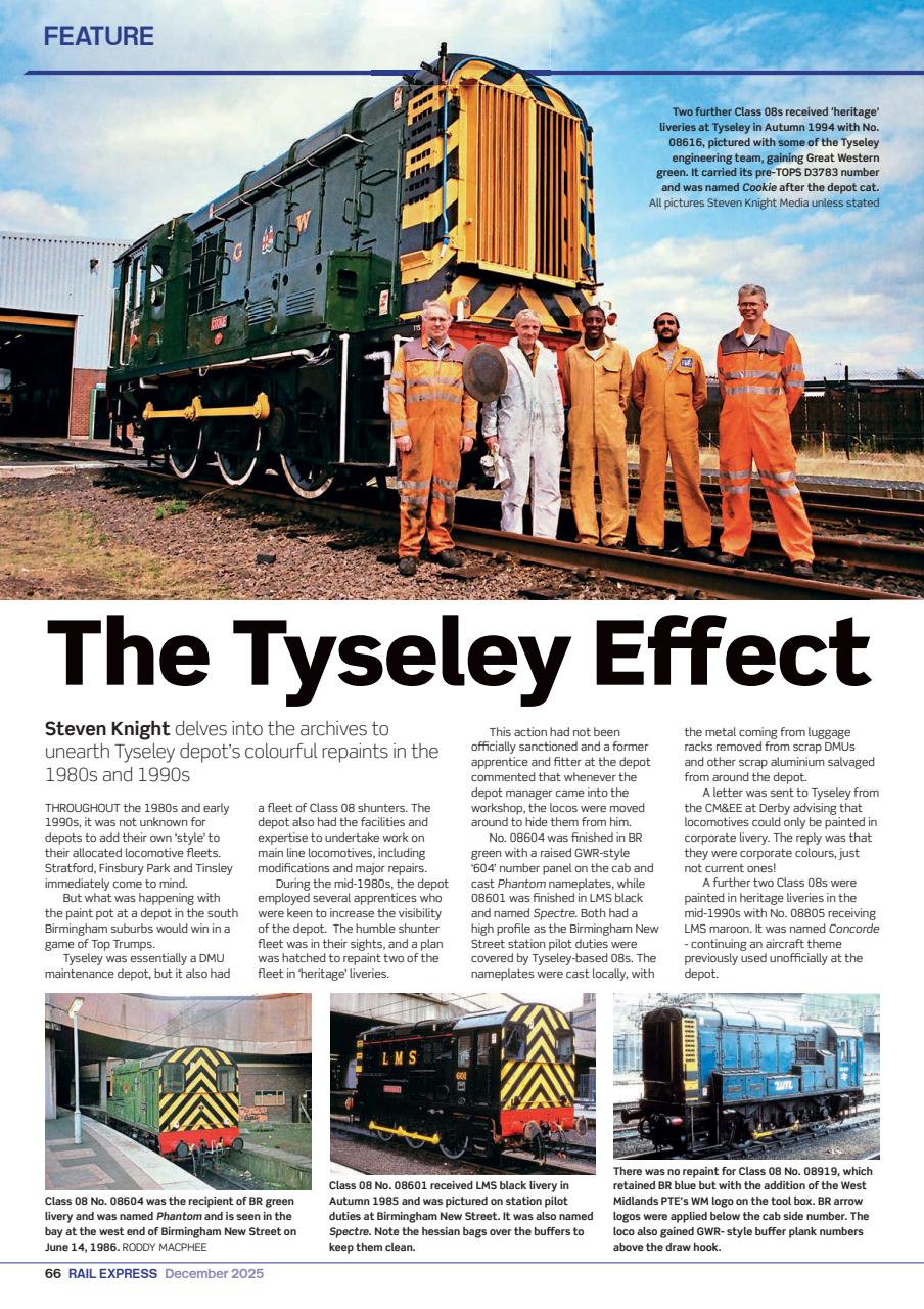 Rail Express Preview Pages