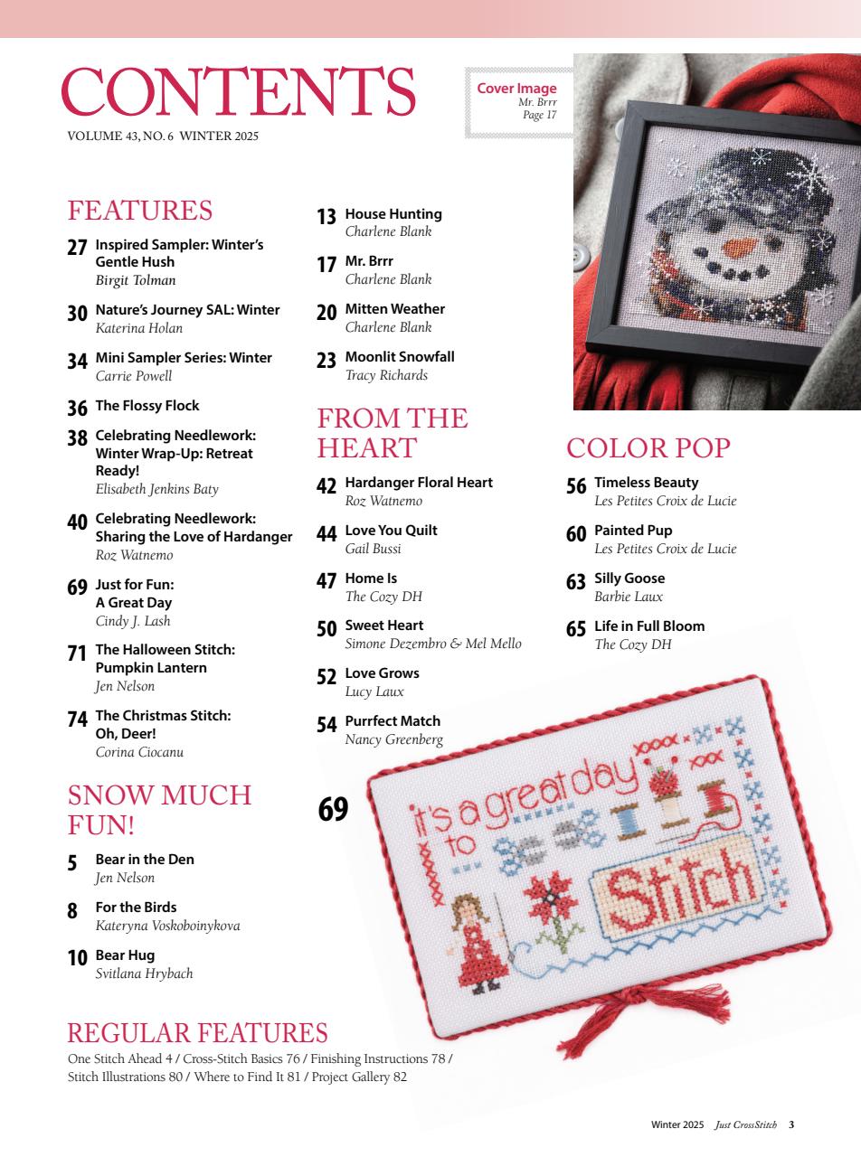 Just CrossStitch Preview Pages