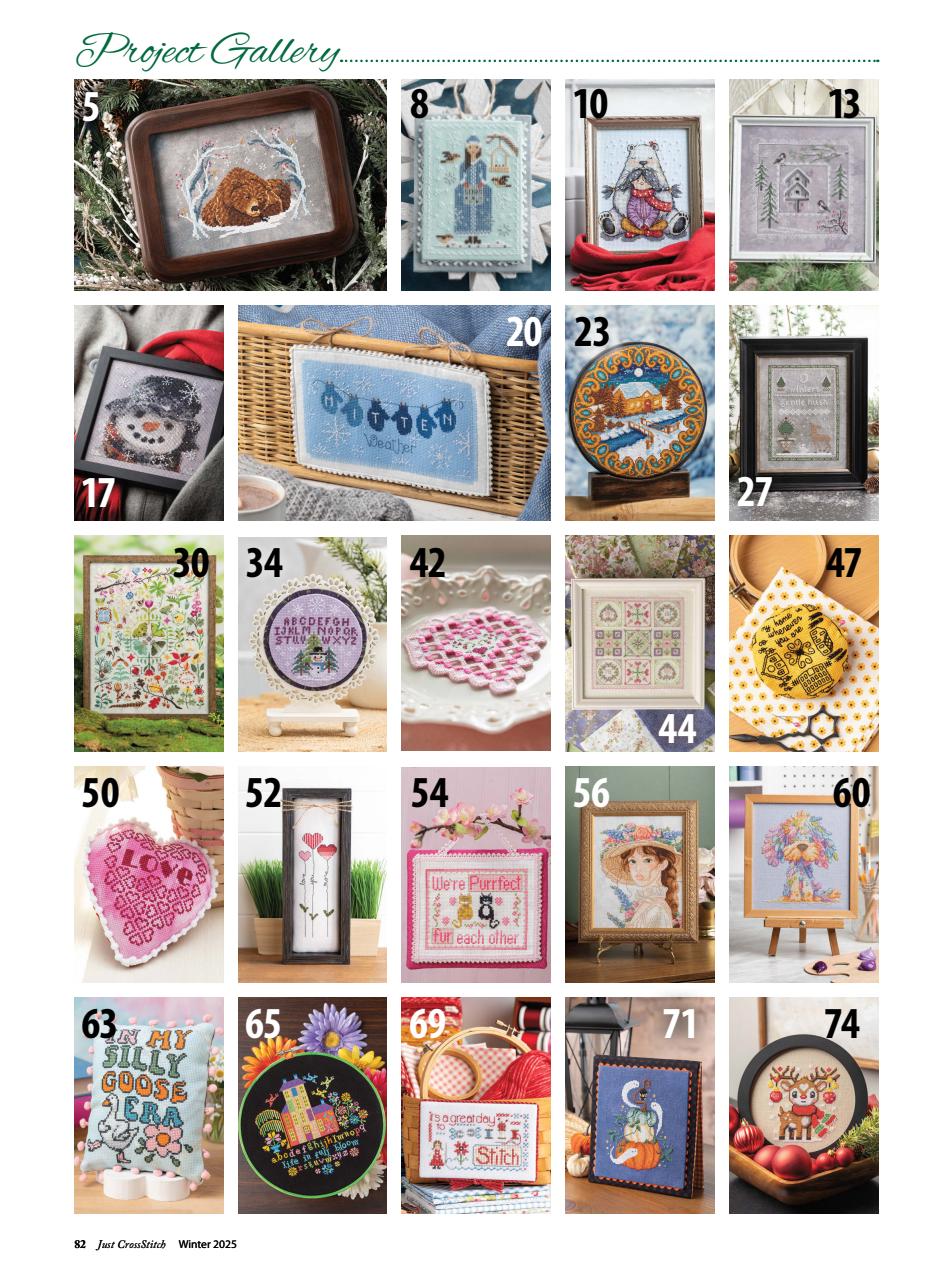 Just CrossStitch Preview Pages