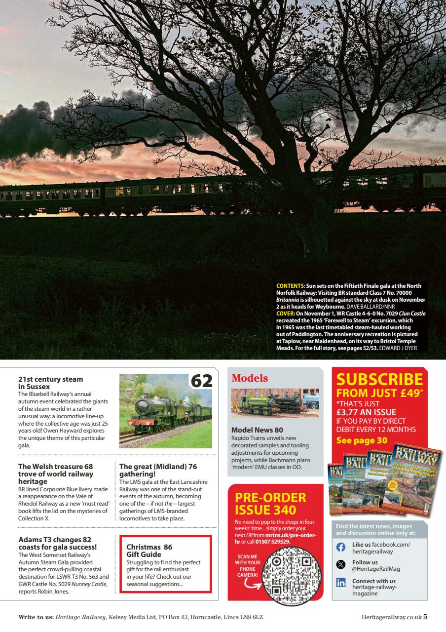 Heritage Railway Preview Pages