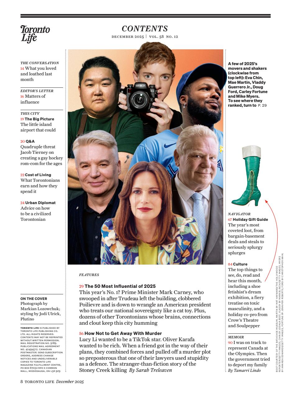 Toronto Life Preview Pages