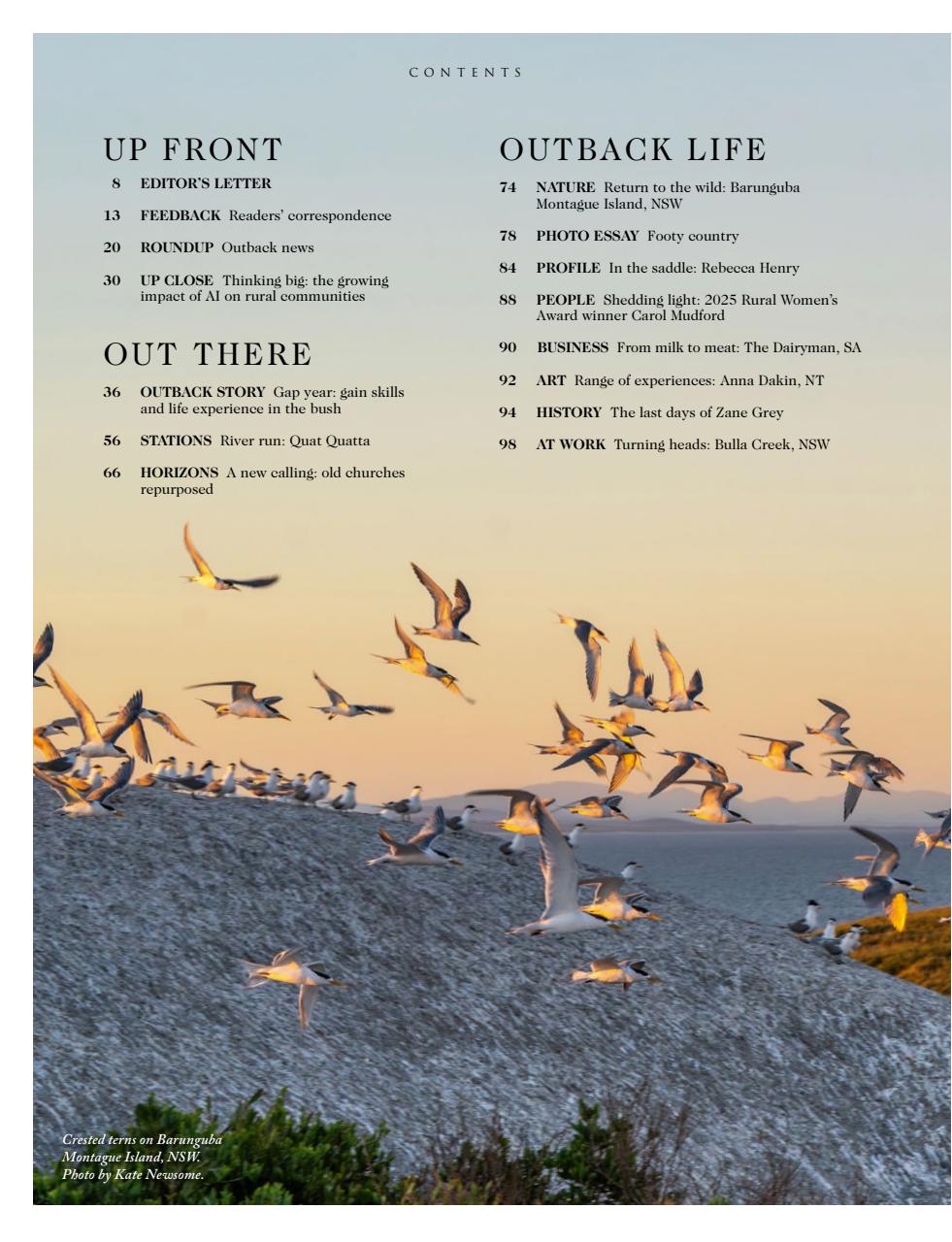 OUTBACK Magazine Preview Pages