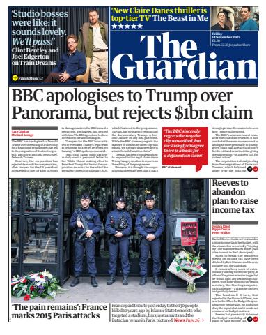 The Guardian Newspaper issue Friday, 14 November 2025
