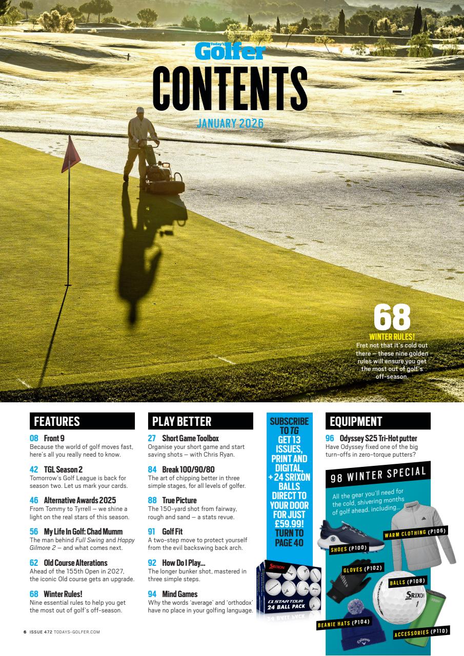 Today's Golfer Preview Pages