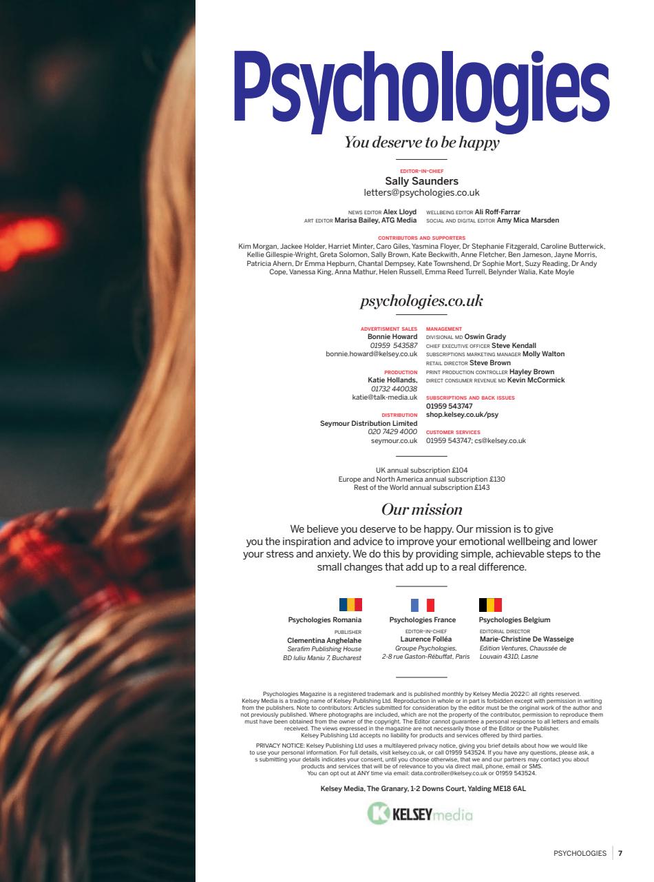 Psychologies Preview Pages
