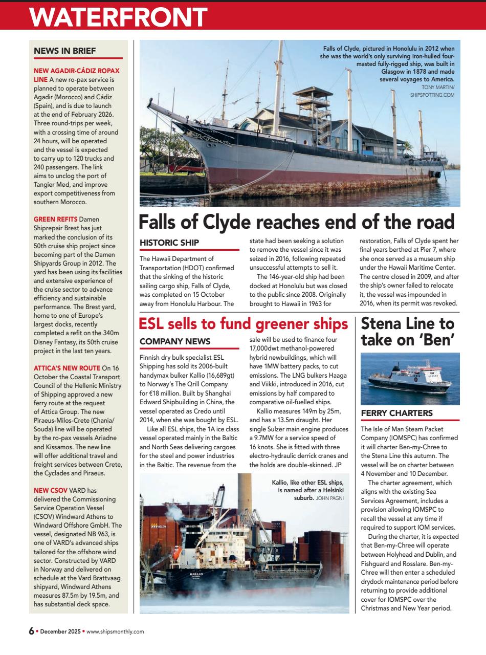 Ships Monthly Preview Pages