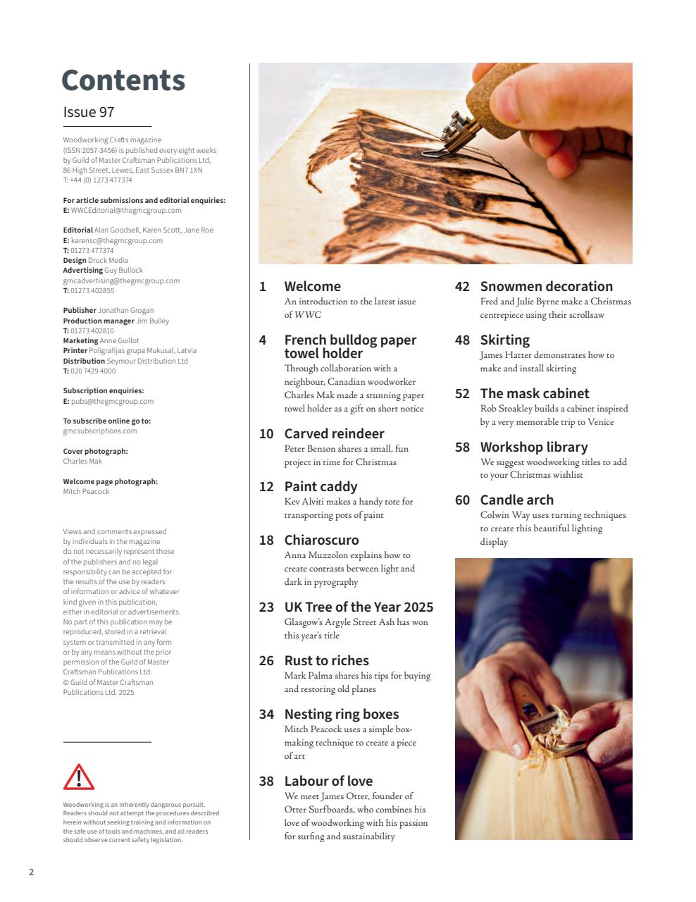 Woodworking Crafts Magazine Preview Pages