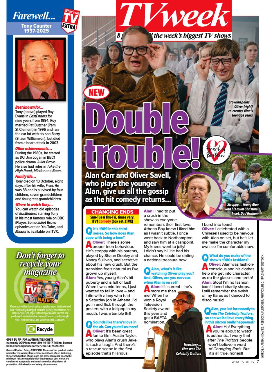 What's on TV Preview Pages