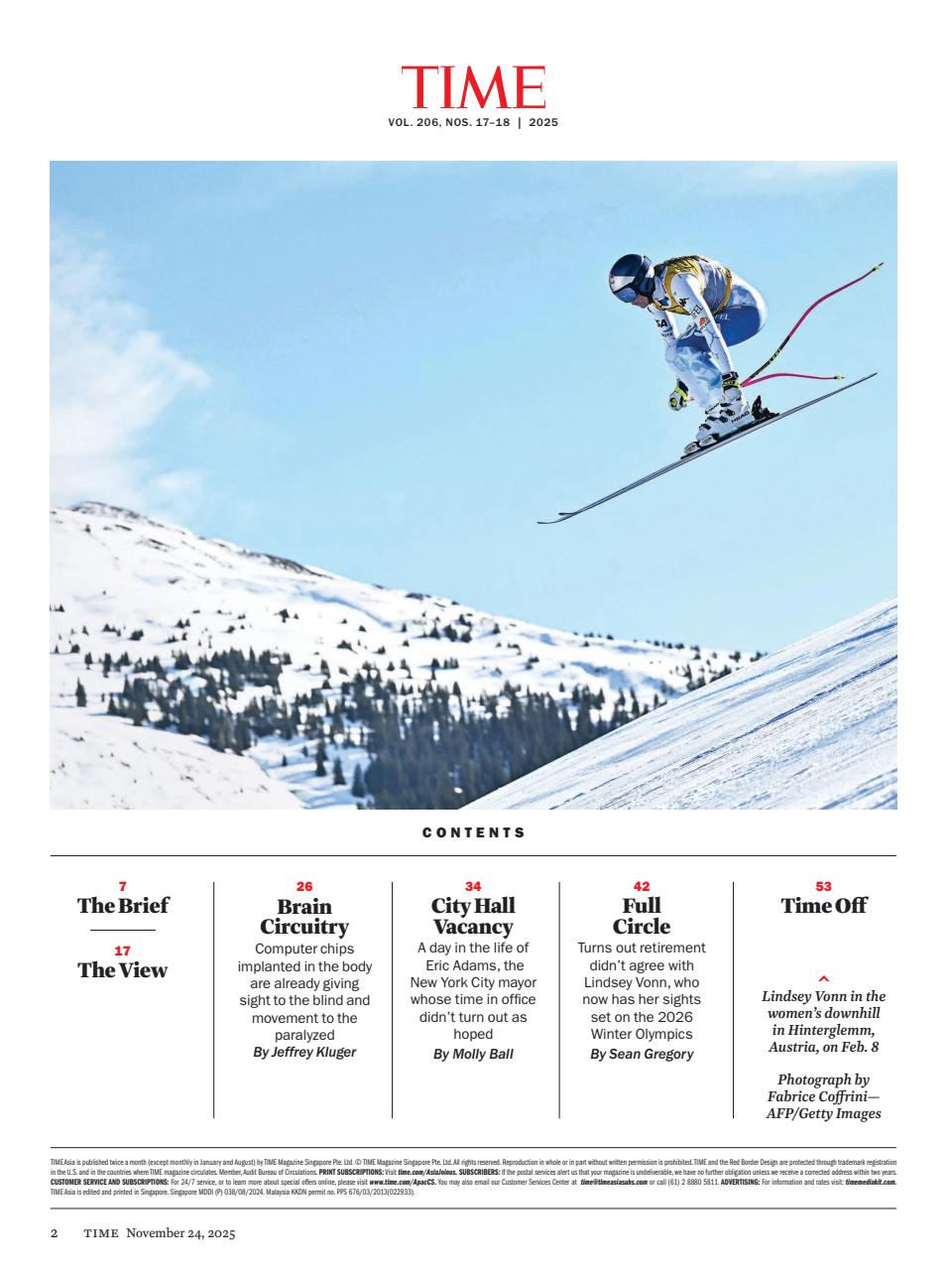 TIME Magazine Asia Preview Pages