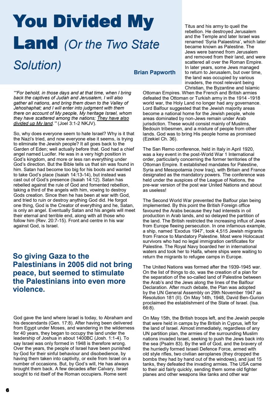 Prophetic Witness Preview Pages