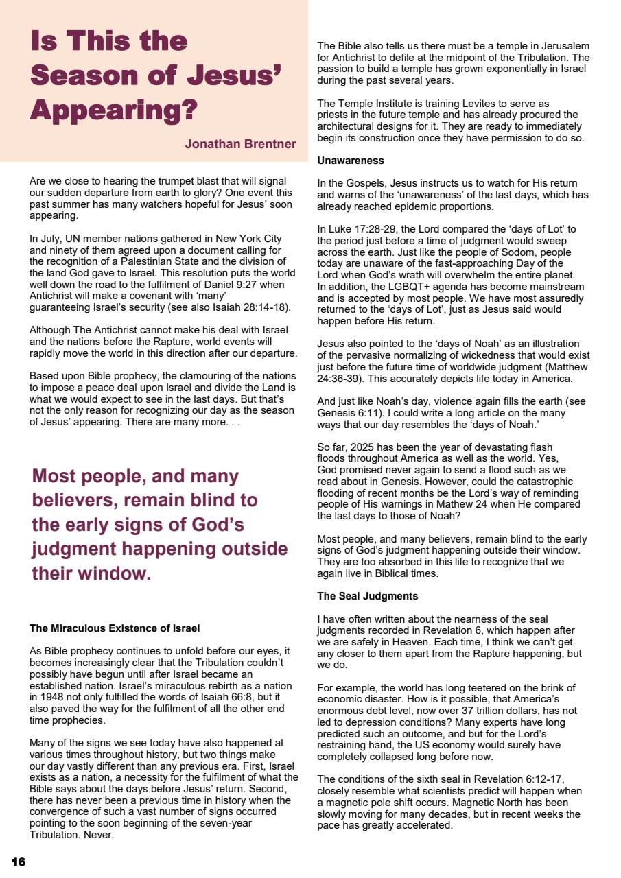 Prophetic Witness Preview Pages