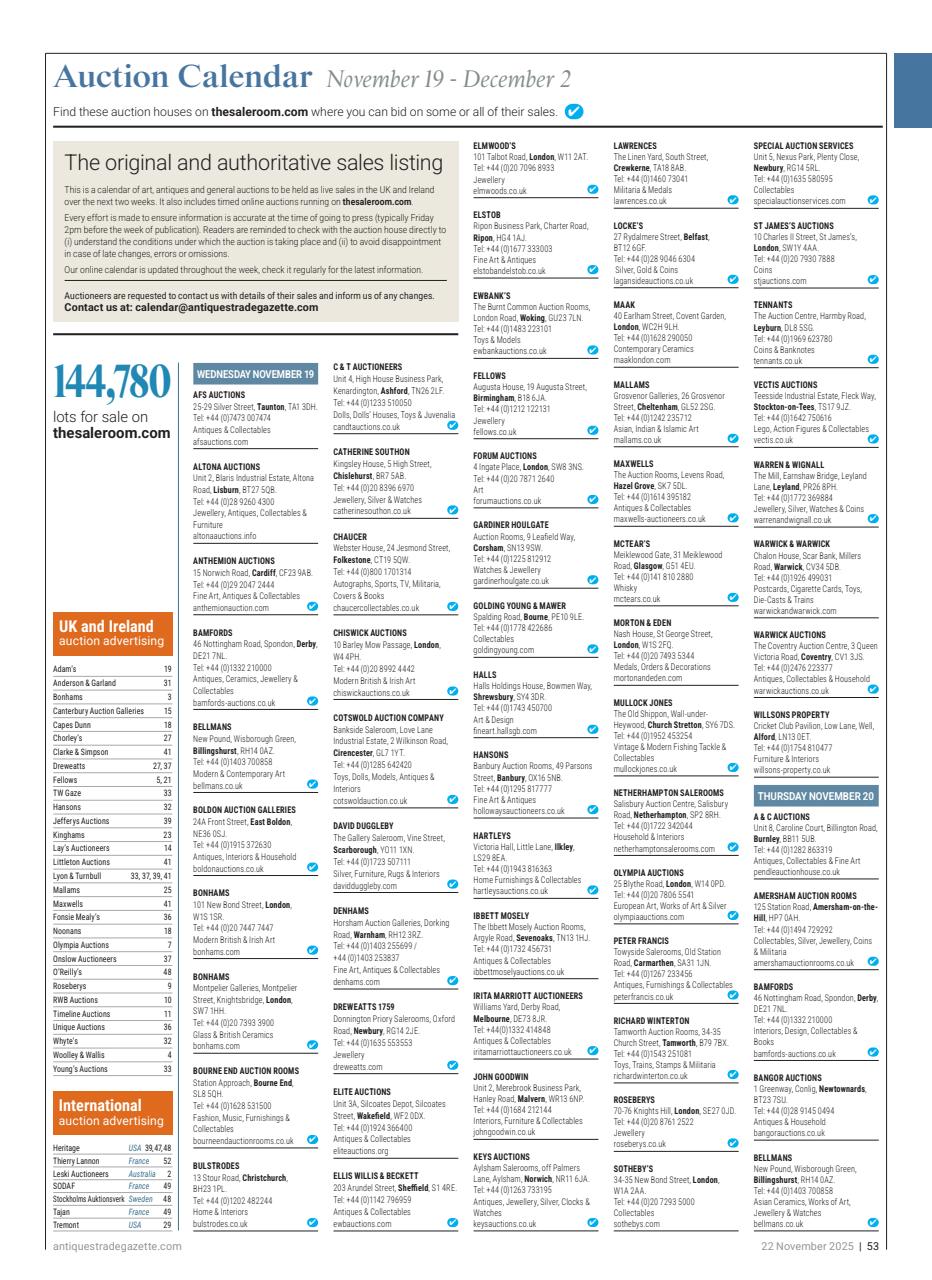 Antiques Trade Gazette Preview Pages
