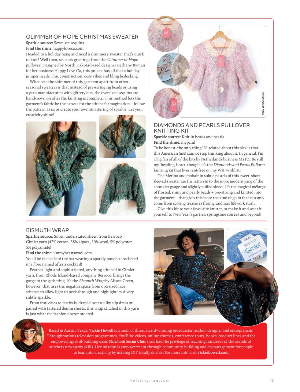 Knitting Preview Pages