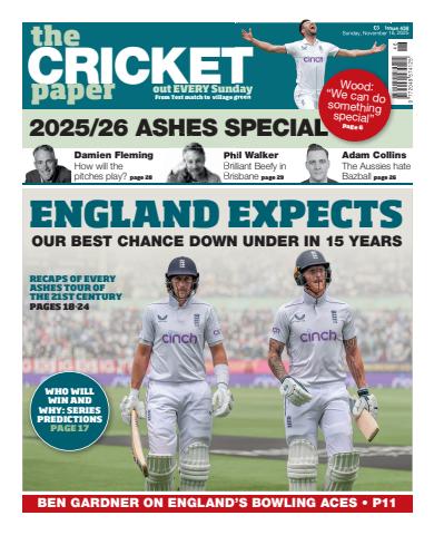 The Cricket Paper issue 16th November 2025