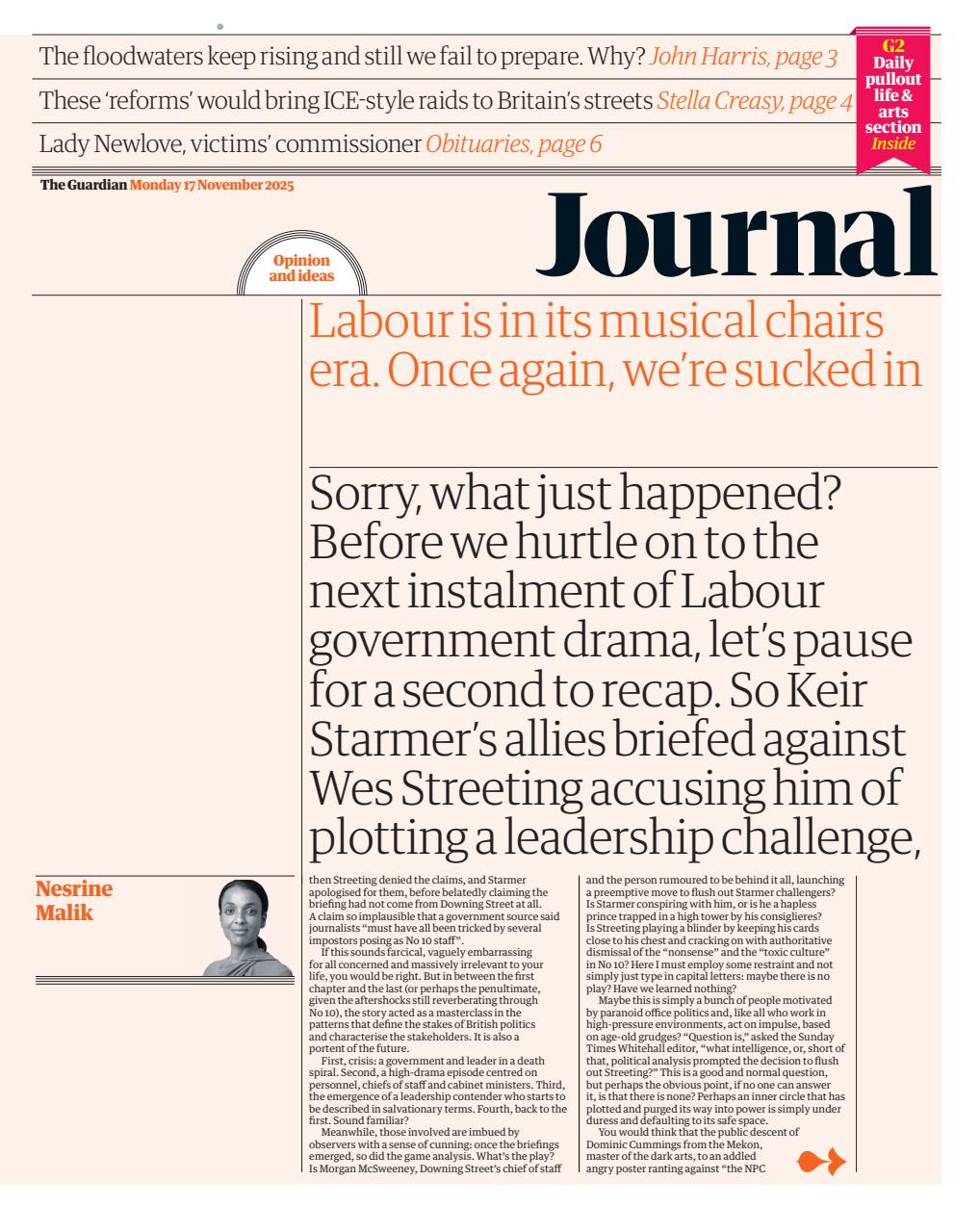 The Guardian Newspaper Preview Pages
