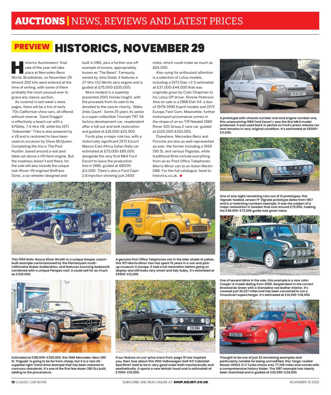 Classic Car Buyer Preview Pages