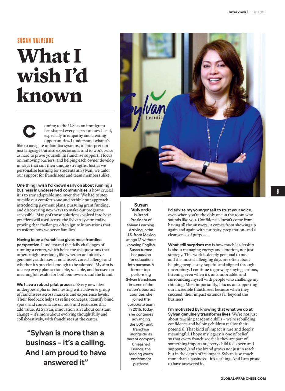 Global Franchise Preview Pages