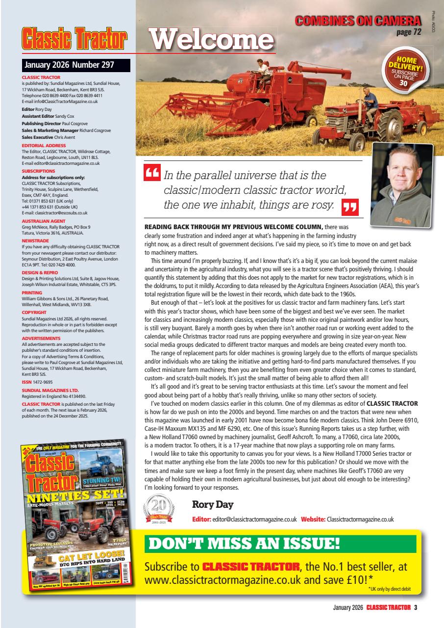 Classic Tractor Preview Pages