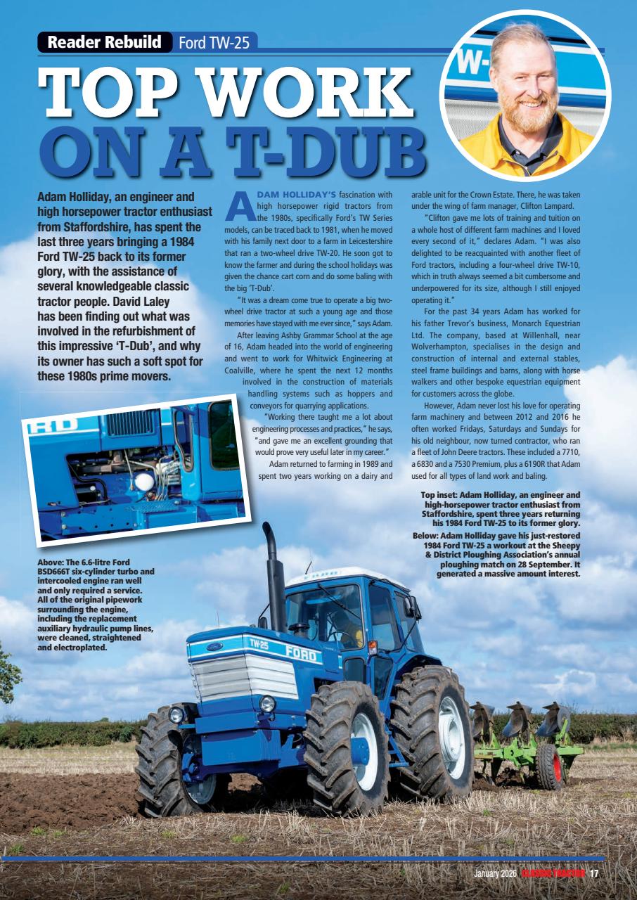 Classic Tractor Preview Pages