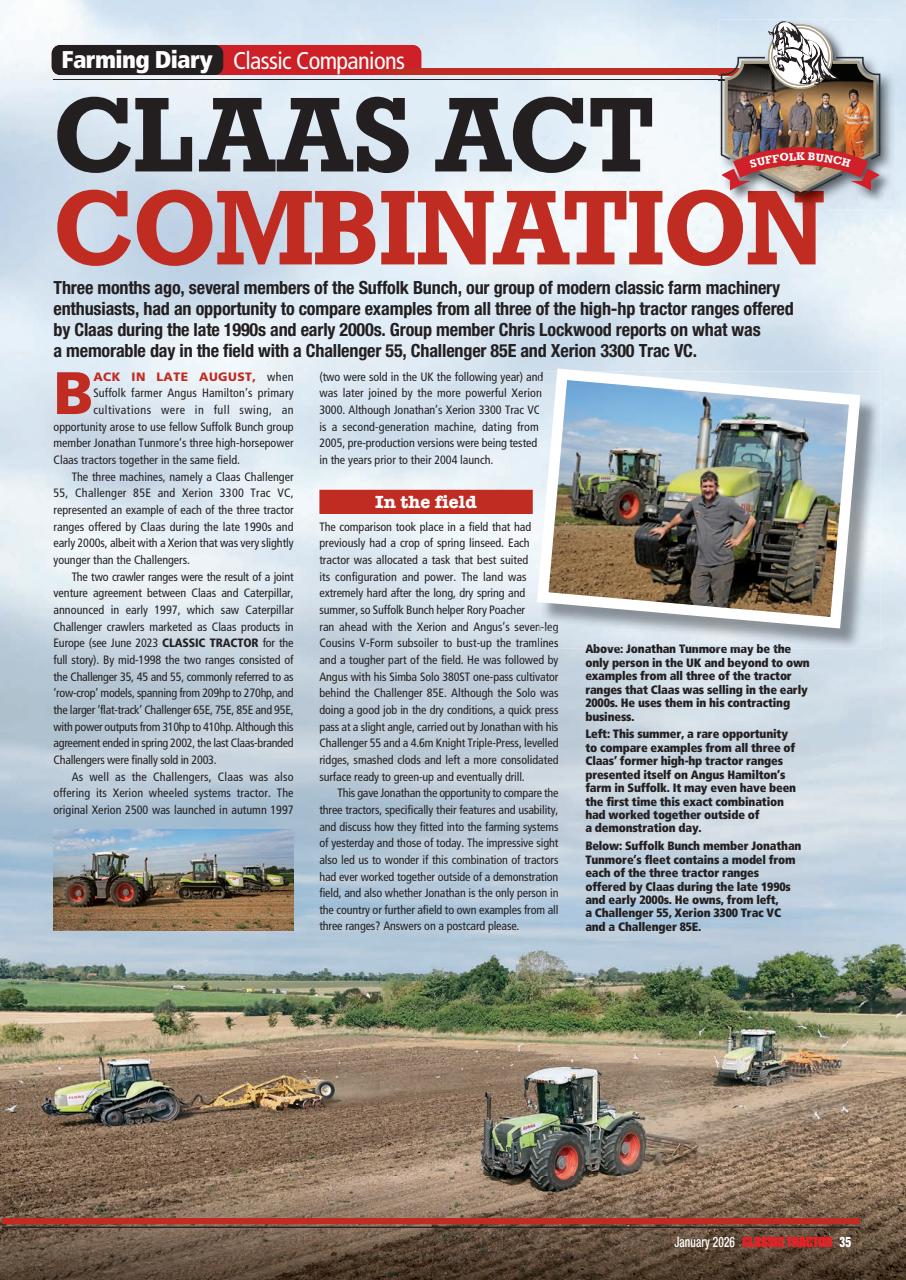 Classic Tractor Preview Pages