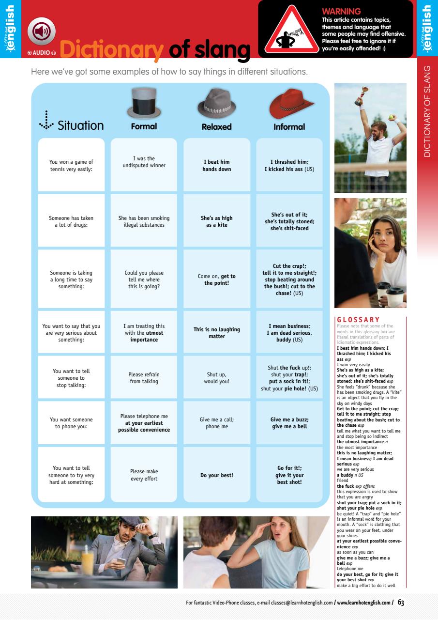 Learn Hot English Preview Pages