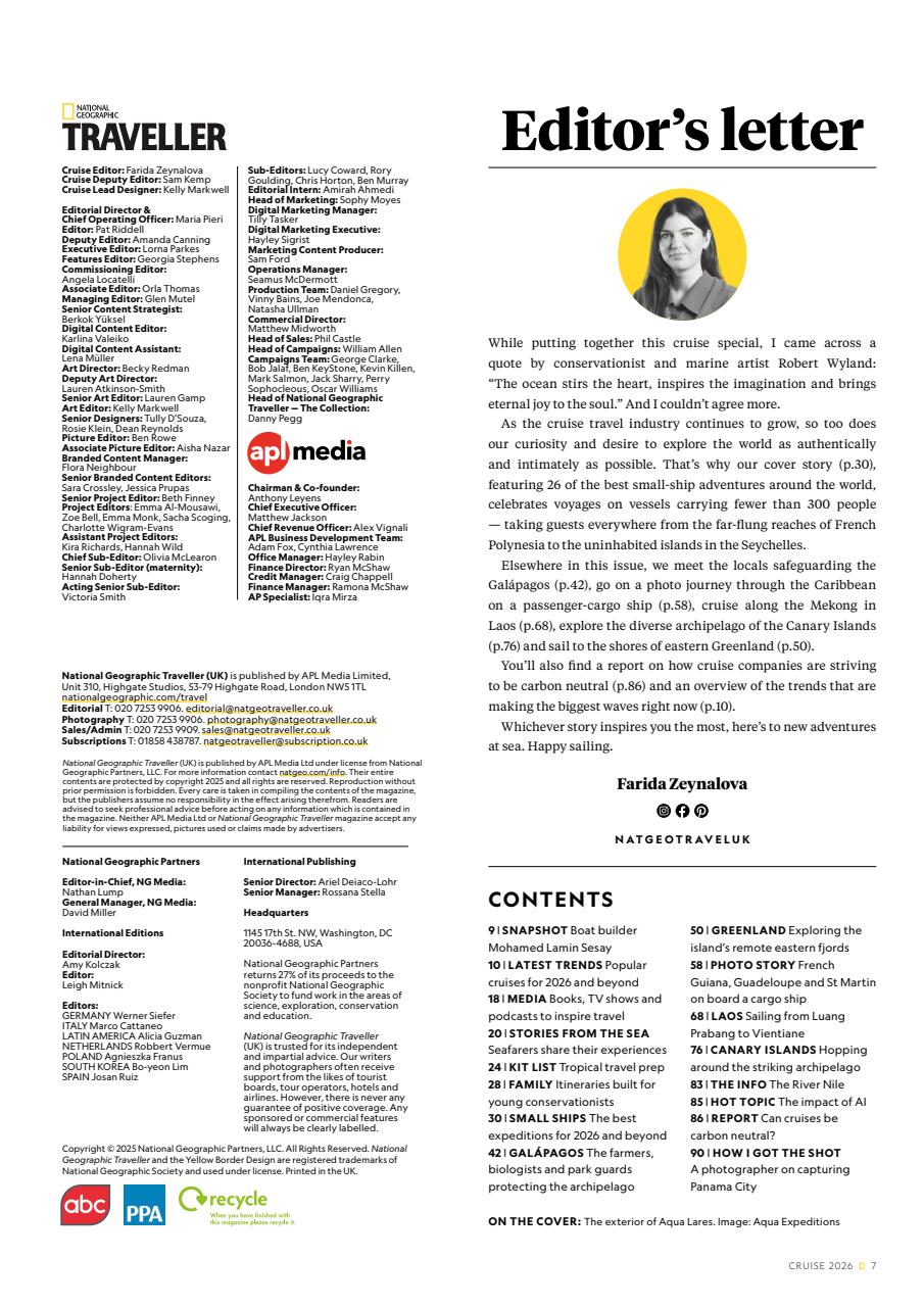 National Geographic Traveller UK Preview Pages