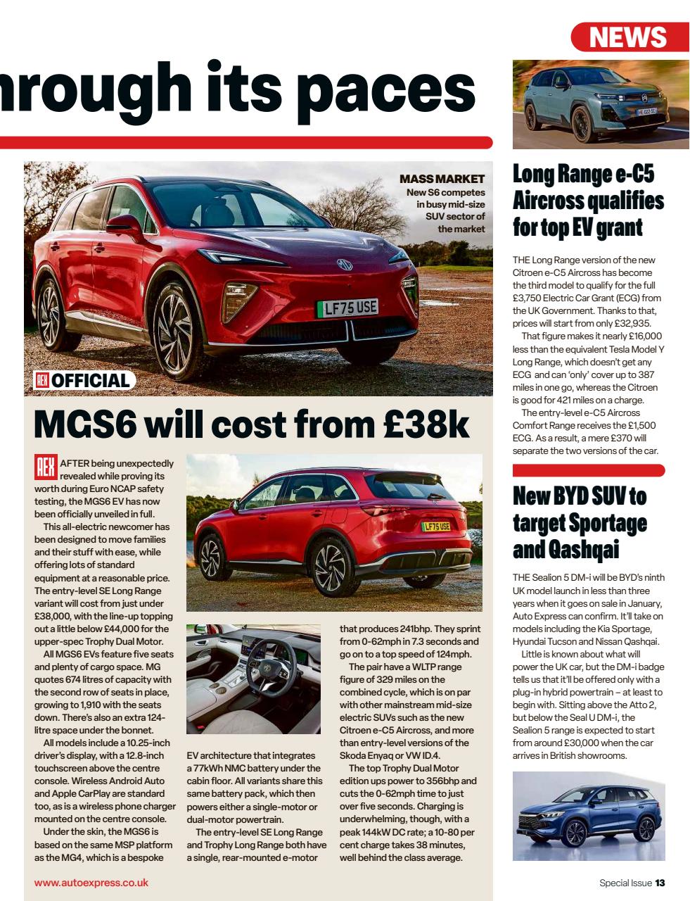 Auto Express Preview Pages