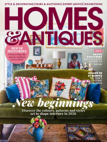 Homes & Antiques Magazine issue January 2026