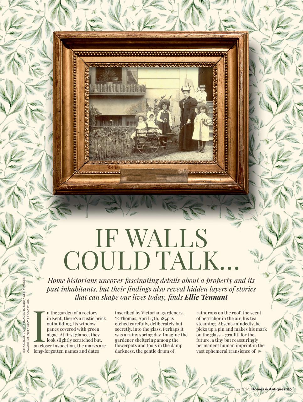 Homes & Antiques Magazine Preview Pages