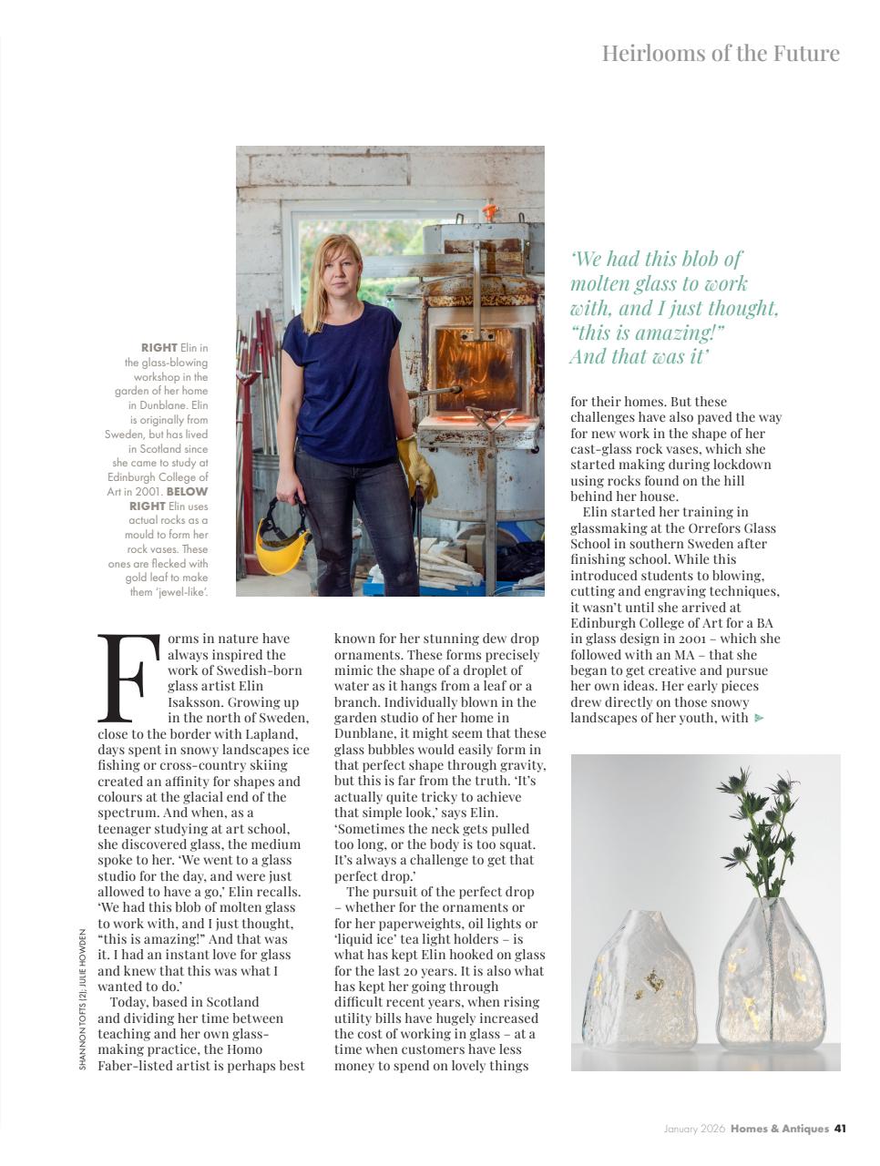 Homes & Antiques Magazine Preview Pages