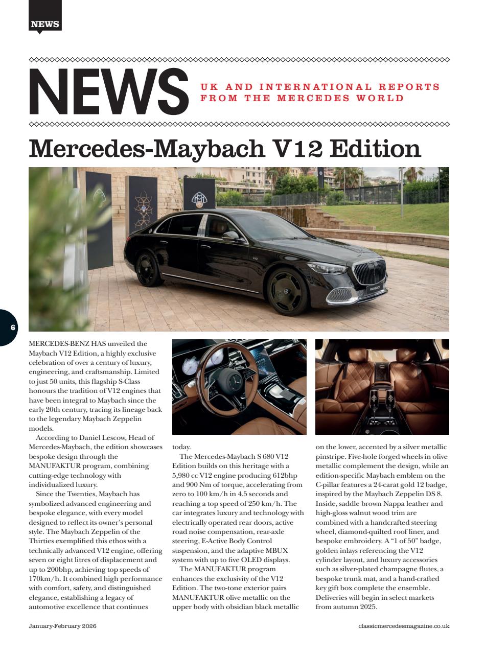 Classic Mercedes Preview Pages