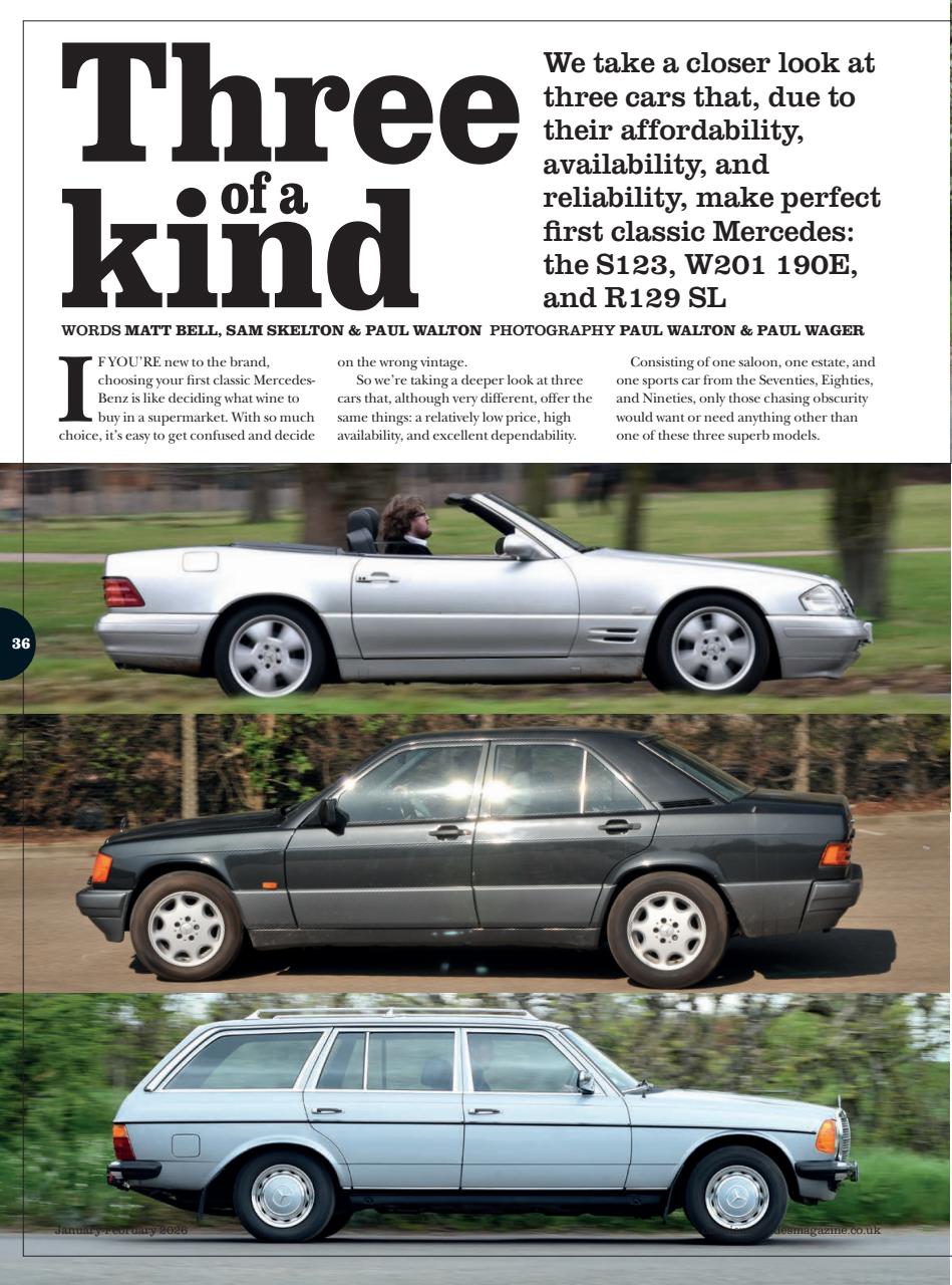 Classic Mercedes Preview Pages