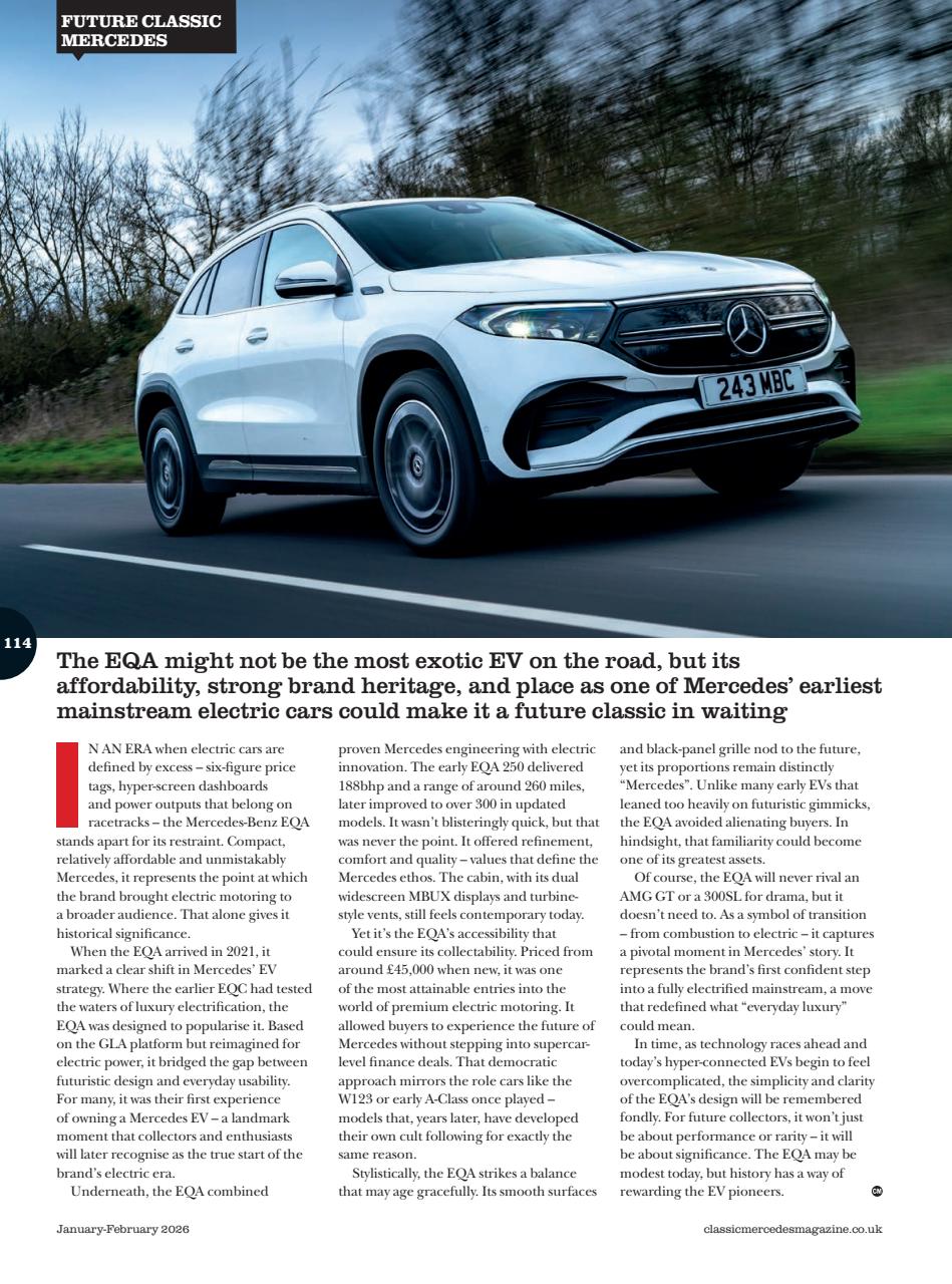 Classic Mercedes Preview Pages