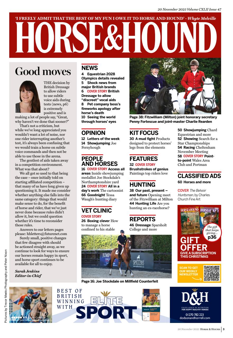 Horse & Hound Preview Pages