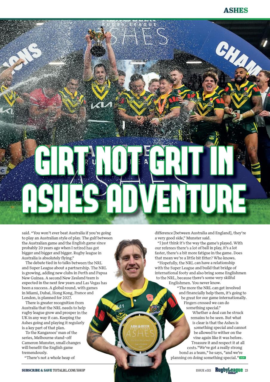 Rugby League World Preview Pages