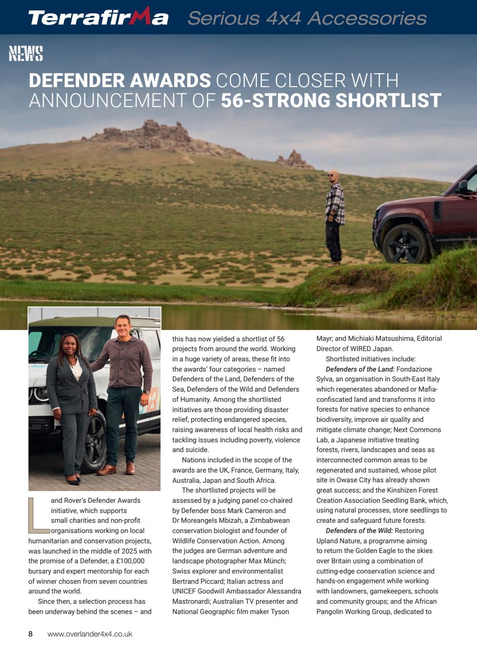 Overlander 4X4 Preview Pages