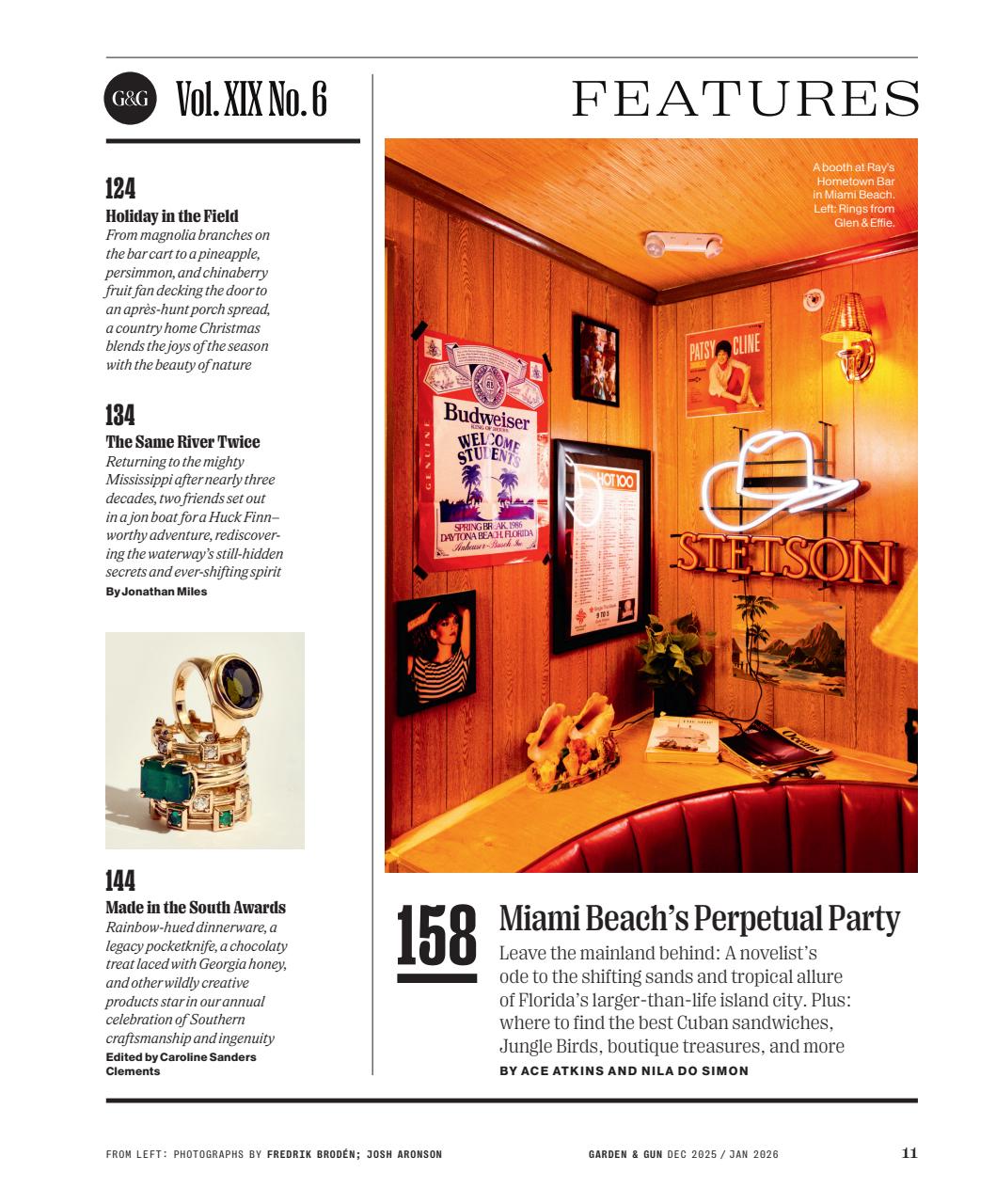 Garden and Gun Magazine Preview Pages