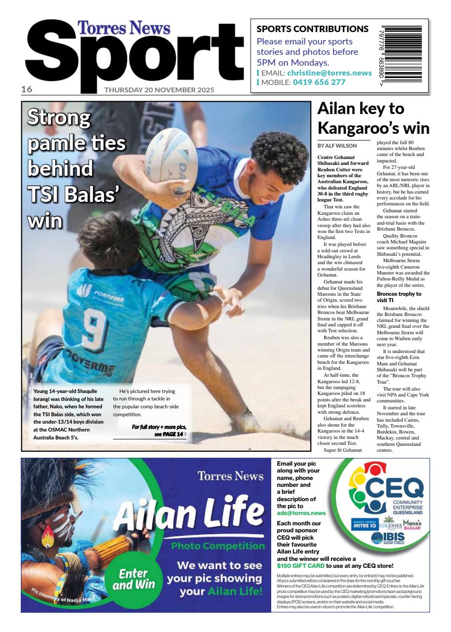 Torres News Preview Pages