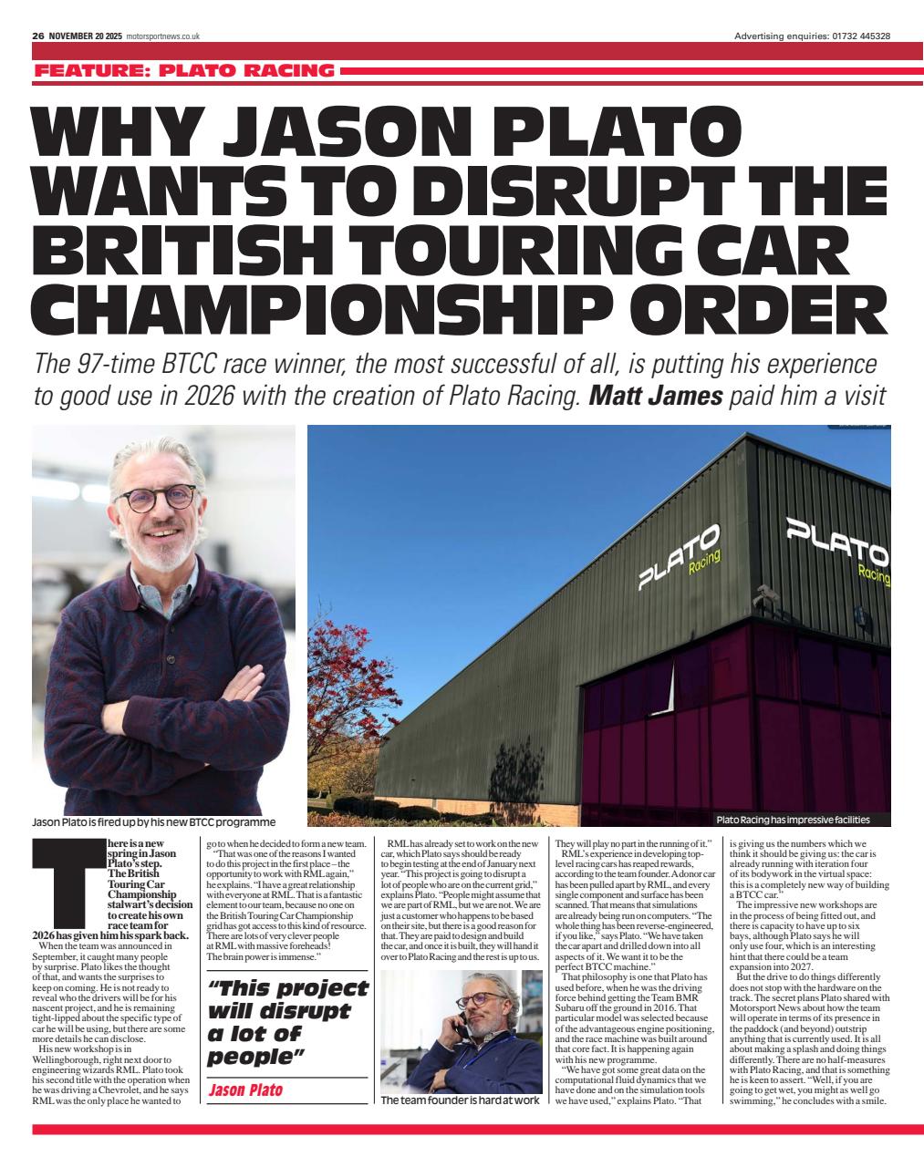 Motorsport News Preview Pages