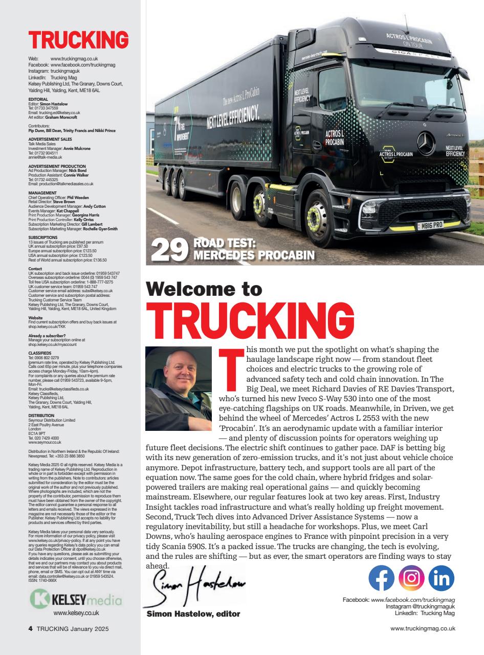 Trucking Magazine Preview Pages