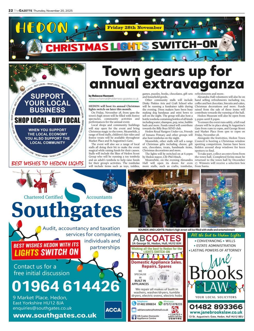 The Holderness & Hornsea Gazette Preview Pages