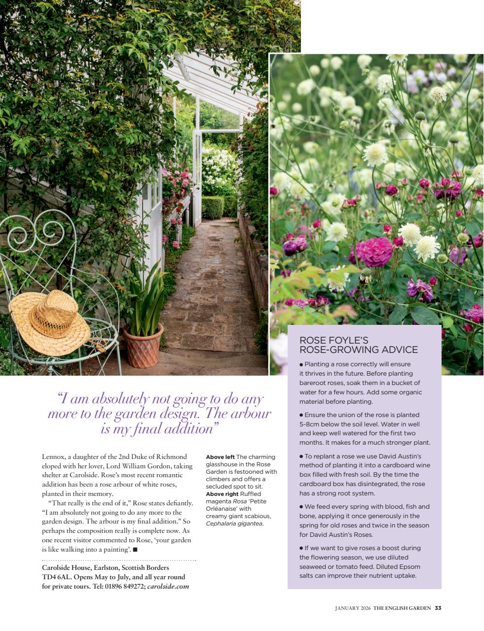 The English Garden Preview Pages