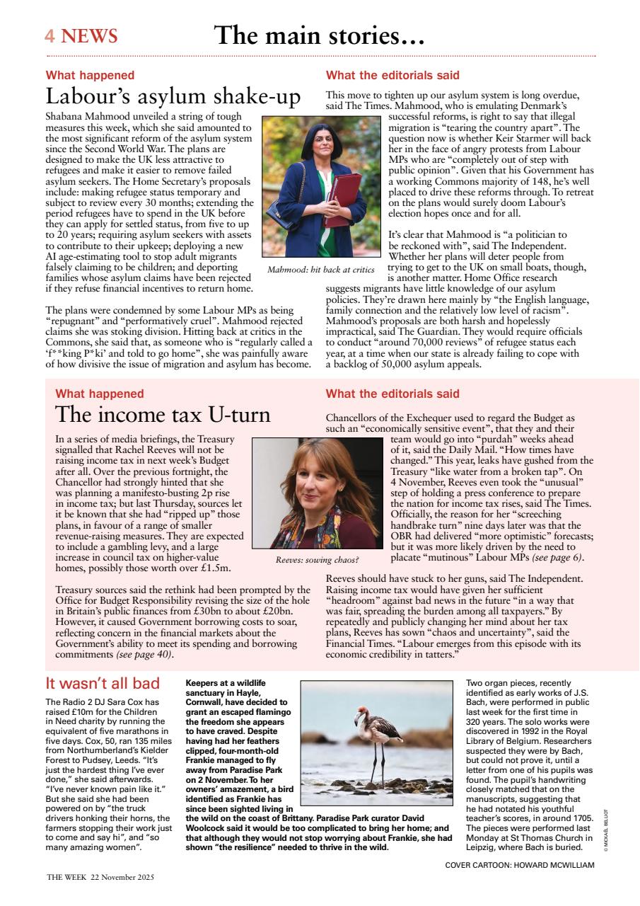 The Week Preview Pages