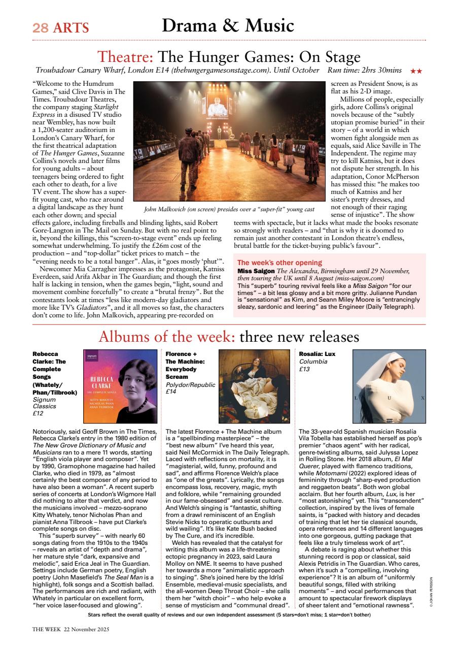 The Week Preview Pages