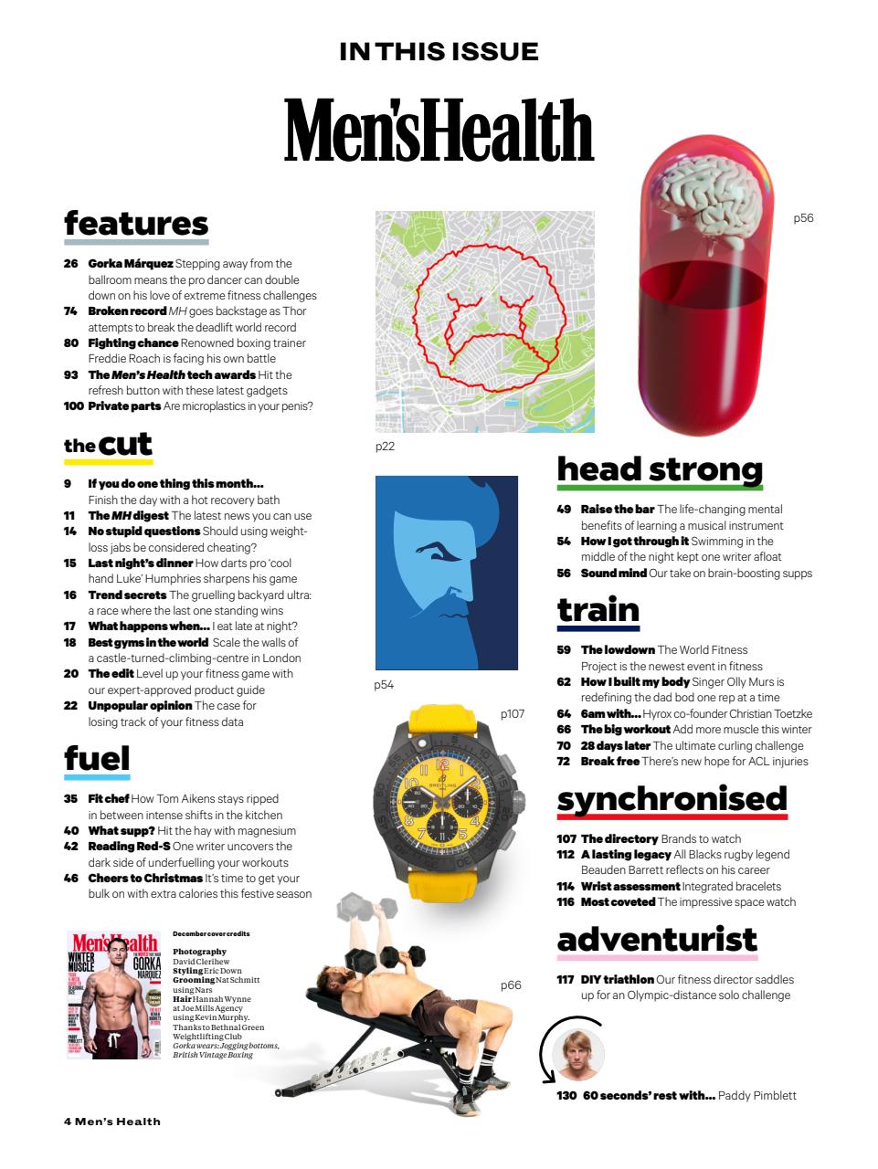 Men's Health Preview Pages